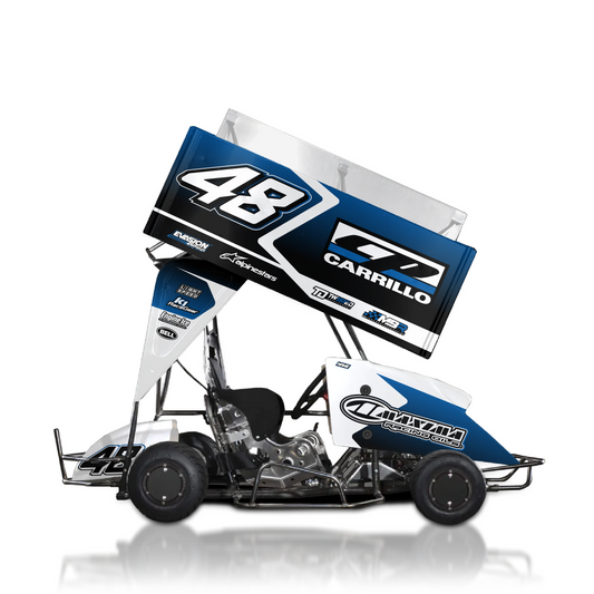 Outlaw Kart Taper Blue