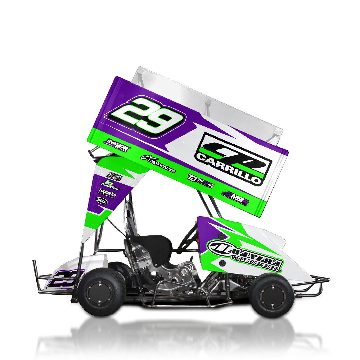 Outlaw Kart Tilt Green